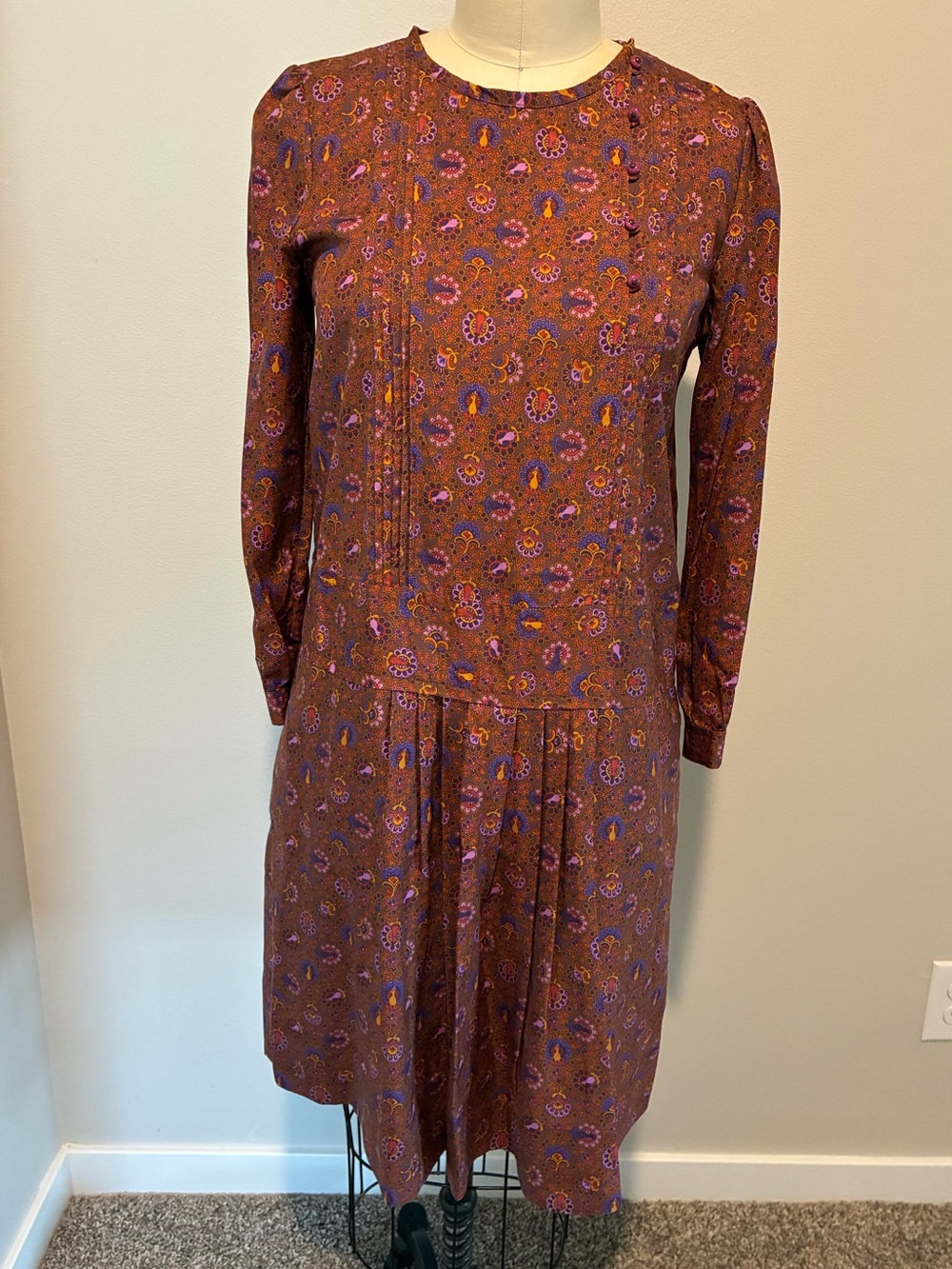 Vintage Marc by Marc Jacobs dropped waist shirt dress